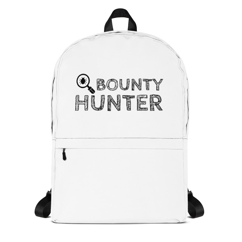 Bug bounty hunter - Backpack (black text) by DarkByteGear