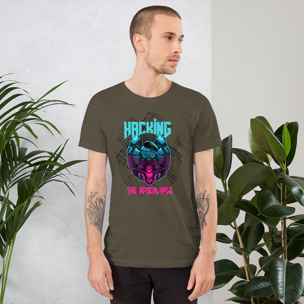 Hacking the apocalypse - Short-Sleeve Unisex T-Shirt by DarkByteGear