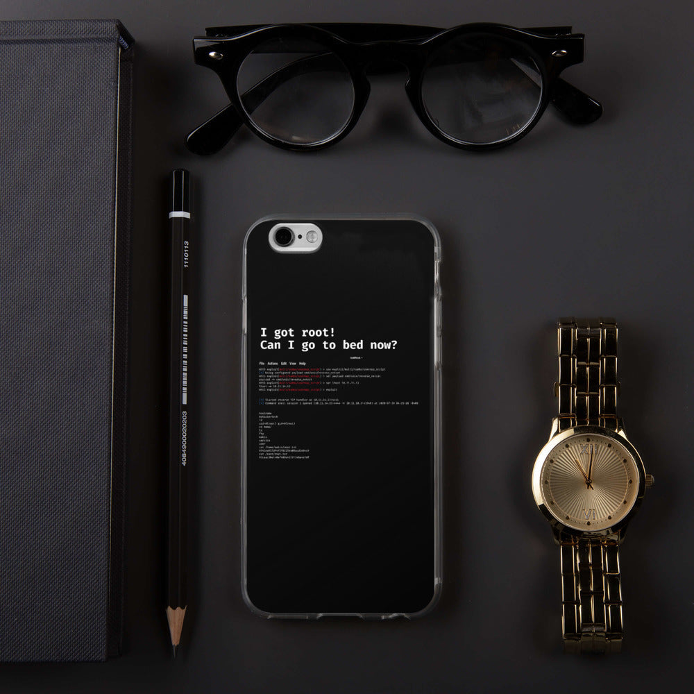 I got root! Can I go to bed now? - iPhone Case by DarkByteGear