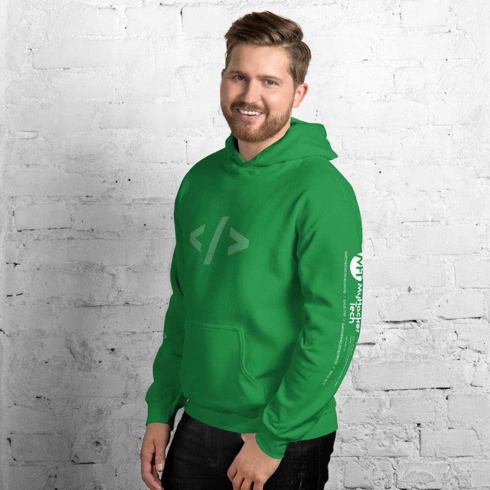 Culture of code in ASCII characters - Unisex Hoodie by DarkByteGear