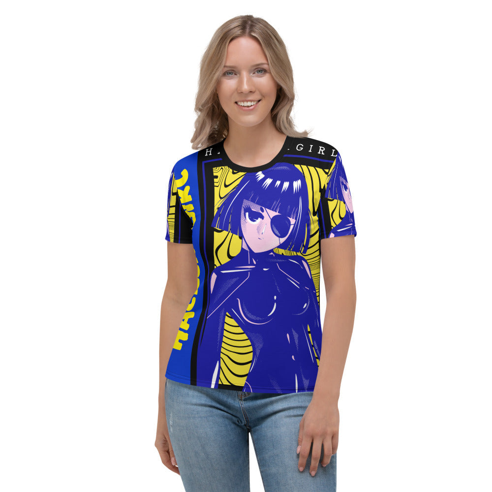 Hacker Girl - Women's T-shirt by DarkByteGear