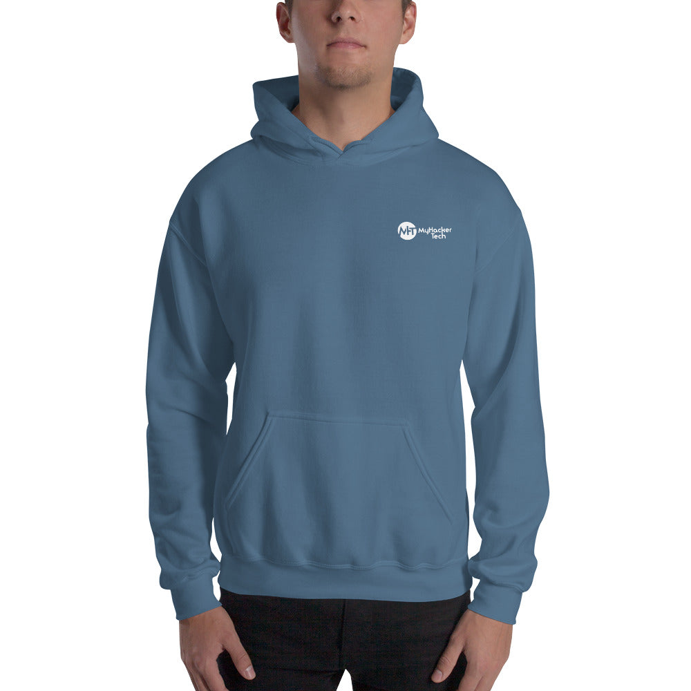 Hacking the apocalypse v2 -Unisex Hoodie (with back design) by DarkByteGear