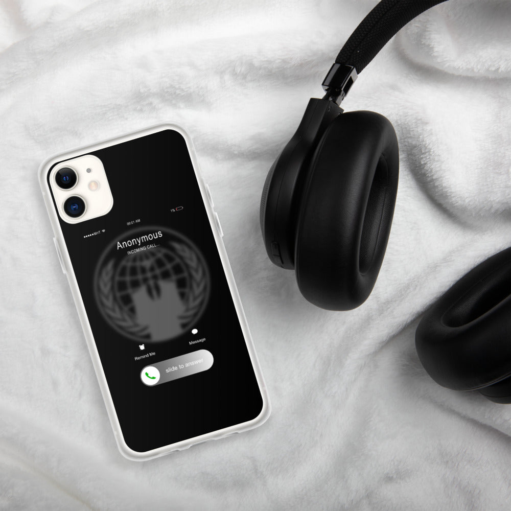 Anonymous incoming call - iPhone Case by DarkByteGear