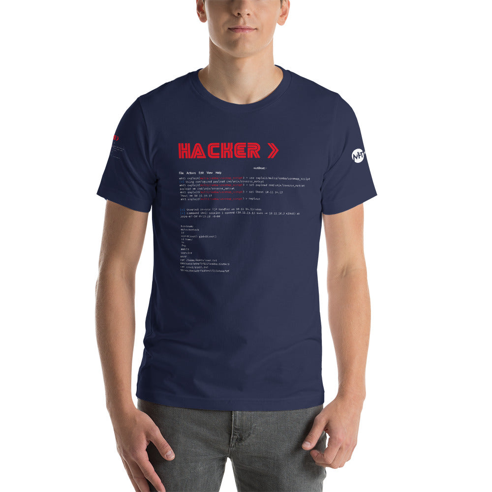 Hacker v3 - Short-Sleeve Unisex T-Shirt by DarkByteGear