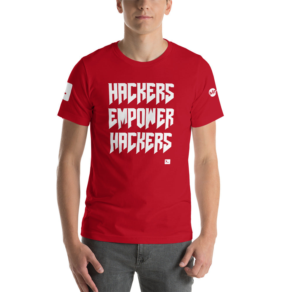 Hackers empower hackers - Short-Sleeve Unisex T-Shirt by DarkByteGear
