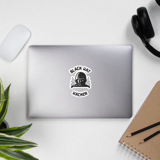 Black Hat Hacker - Bubble-free stickers by DarkByteGear