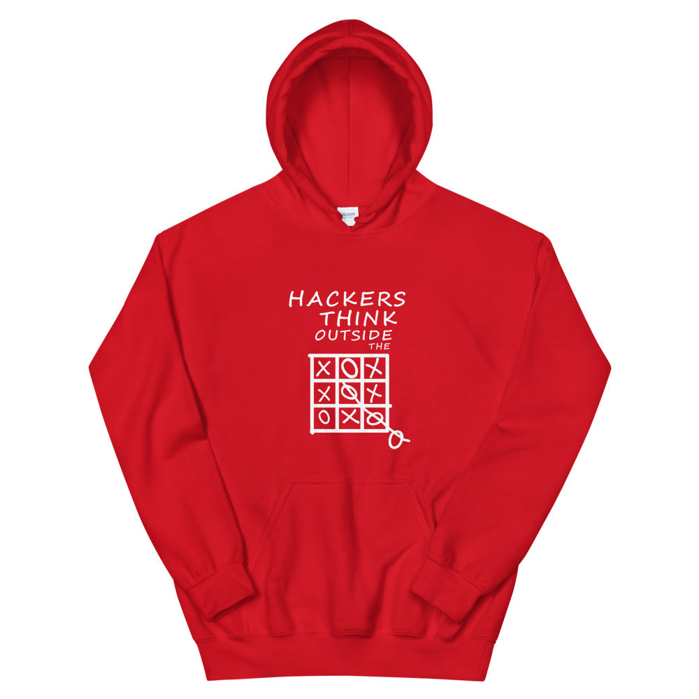 Hackers think outside the box - Unisex Hoodie by DarkByteGear