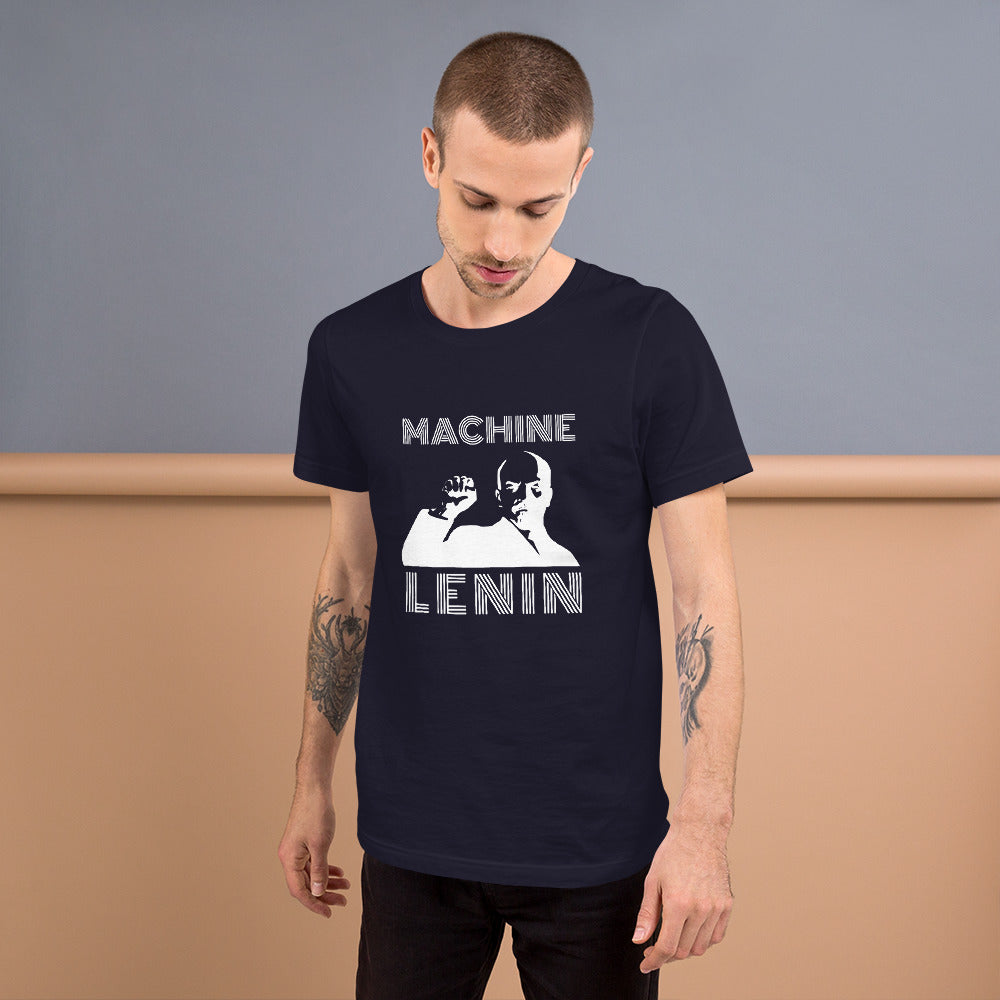 Machine Lenin - Short-Sleeve Unisex T-Shirt by DarkByteGear