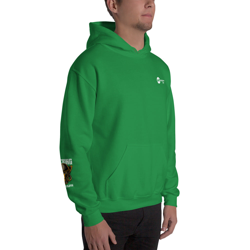 Hacking the apocalypse - Unisex Hoodie (with all sides design) by DarkByteGear
