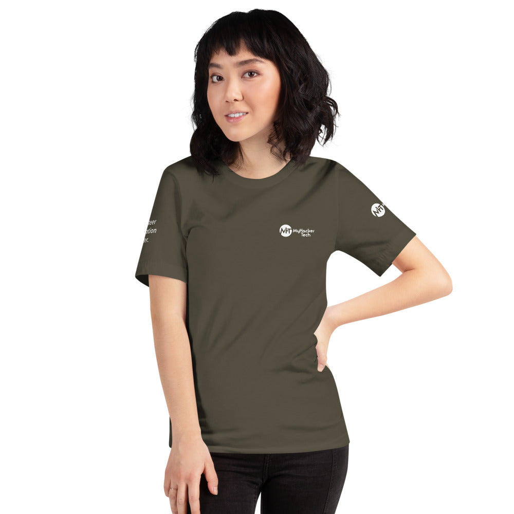 volunteer penetration tester - Short-Sleeve Unisex T-Shirt ( with all sides designs) by DarkByteGear