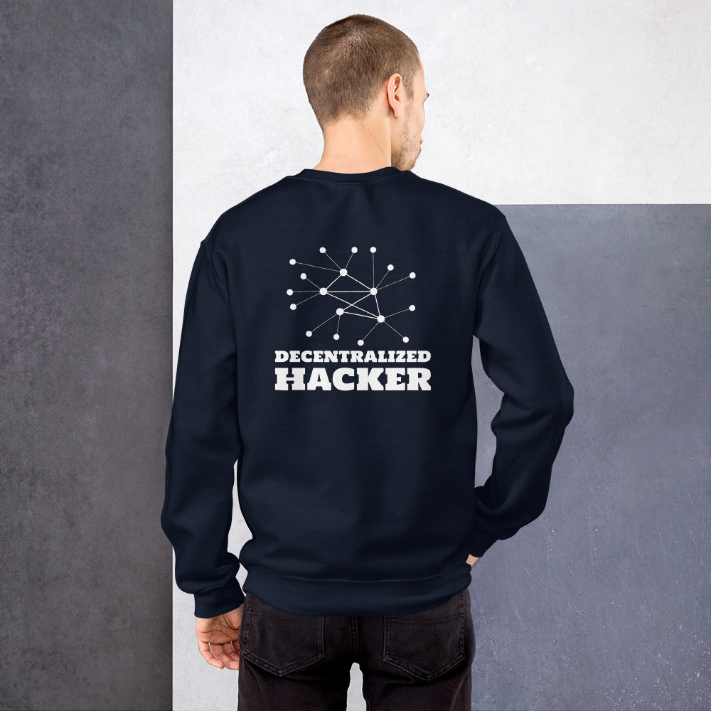 Decentralized Hacker - Unisex Sweatshirt by DarkByteGear