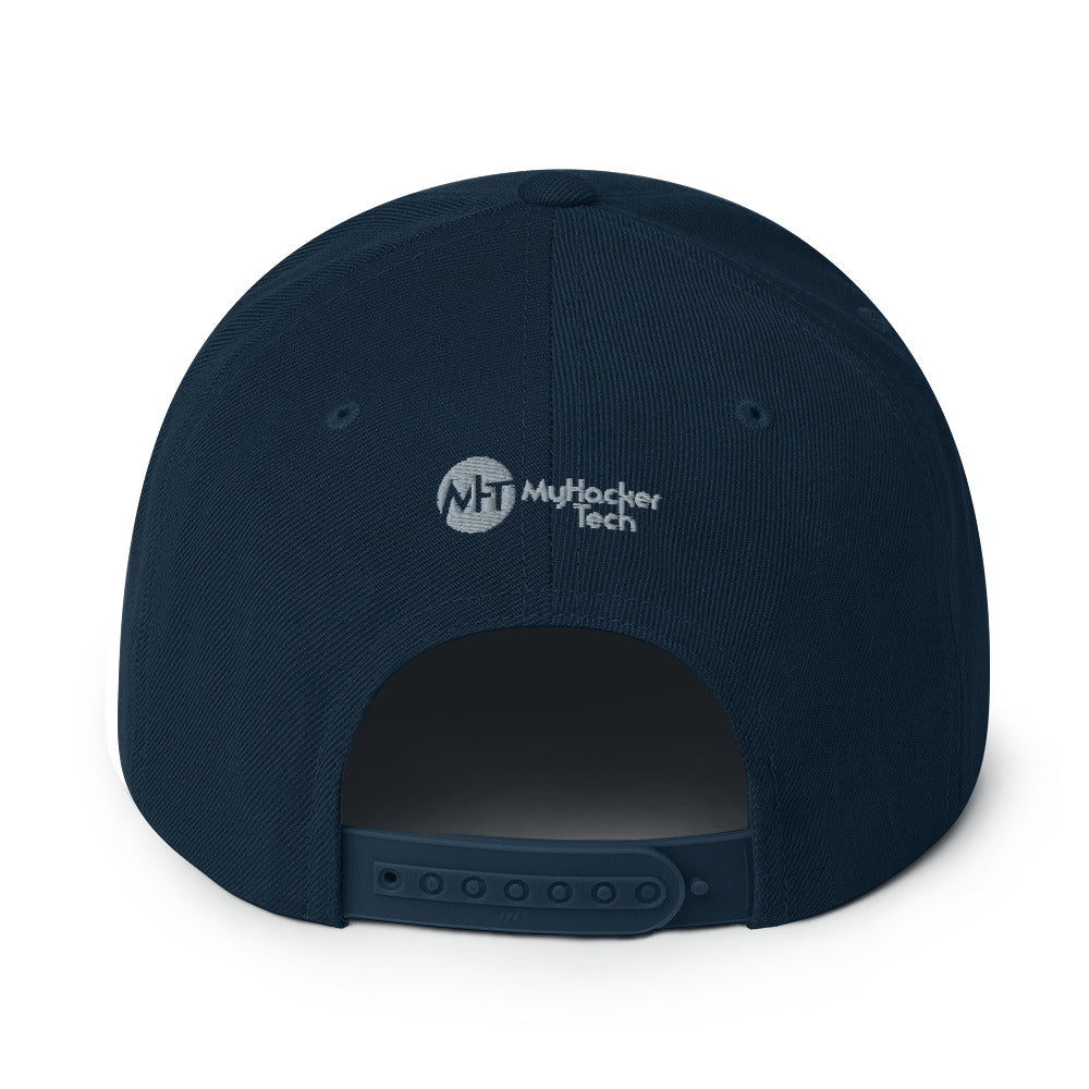I void warranties - Snapback Hat (white text) by DarkByteGear