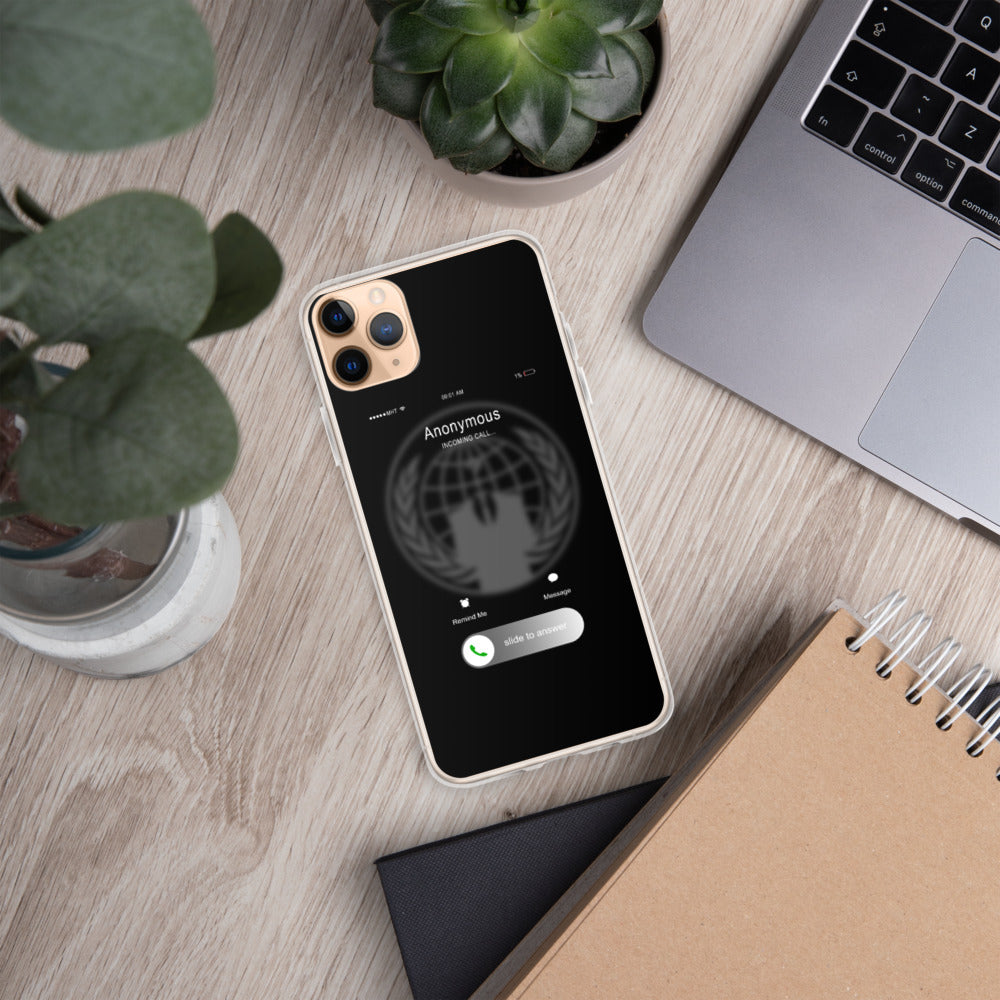 Anonymous incoming call - iPhone Case by DarkByteGear