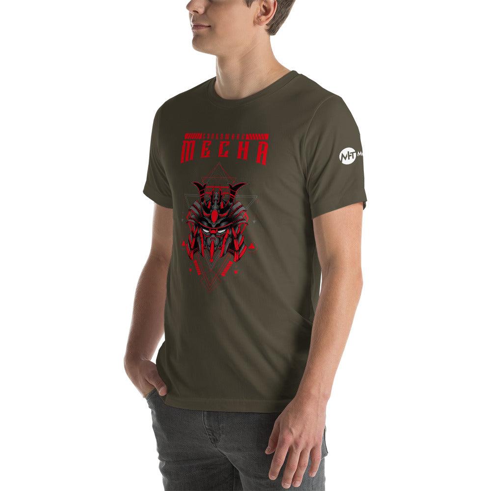 CyberWare Mecha - Short-Sleeve Unisex T-Shirt ( all sides print) by DarkByteGear