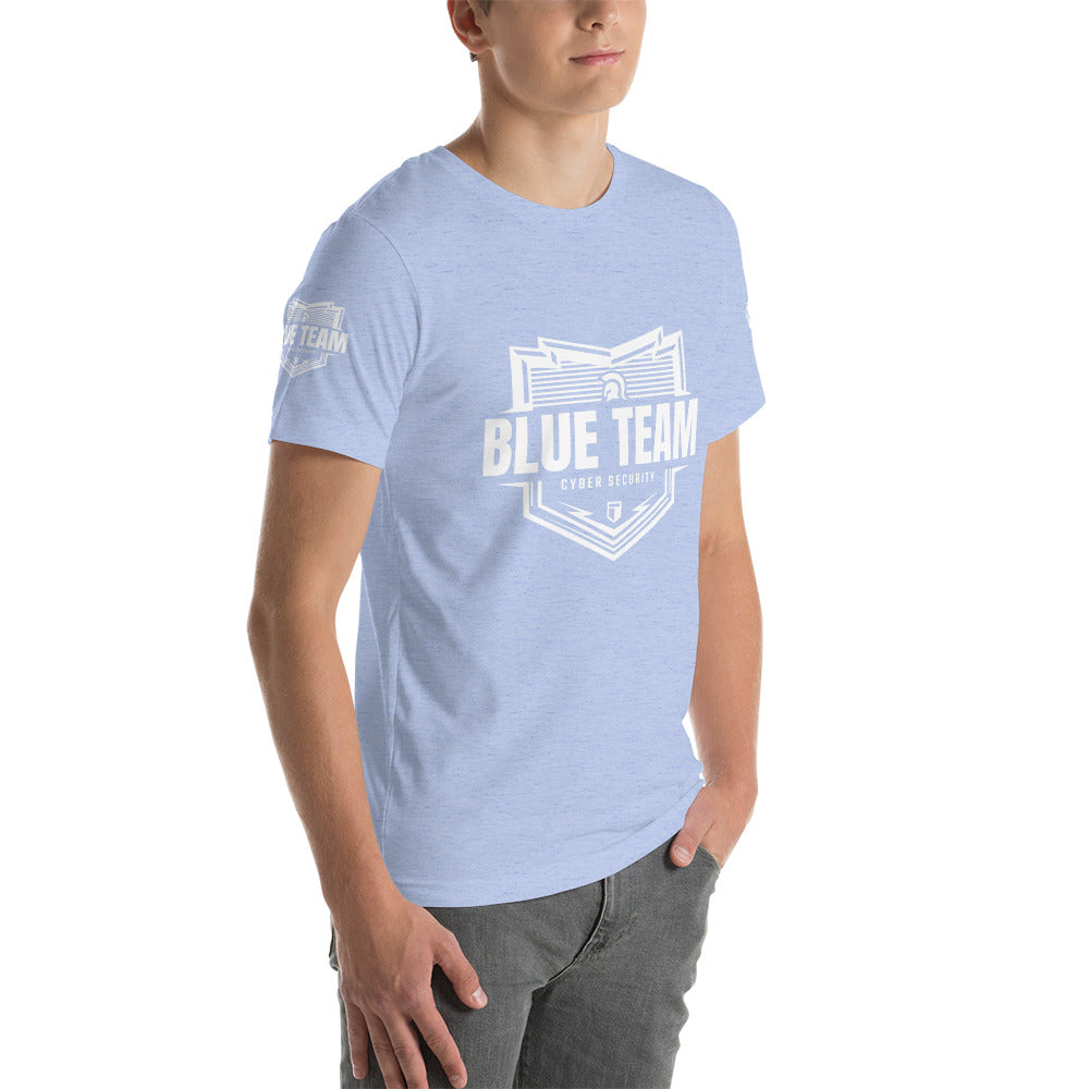 Cyber Security Blue Team v1 - Short-Sleeve Unisex T-Shirt by DarkByteGear