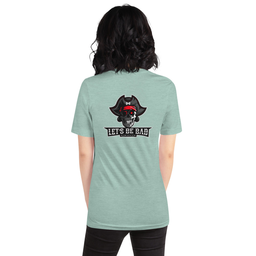 Let's be bad - Short-Sleeve Unisex T-Shirt (white) by DarkByteGear