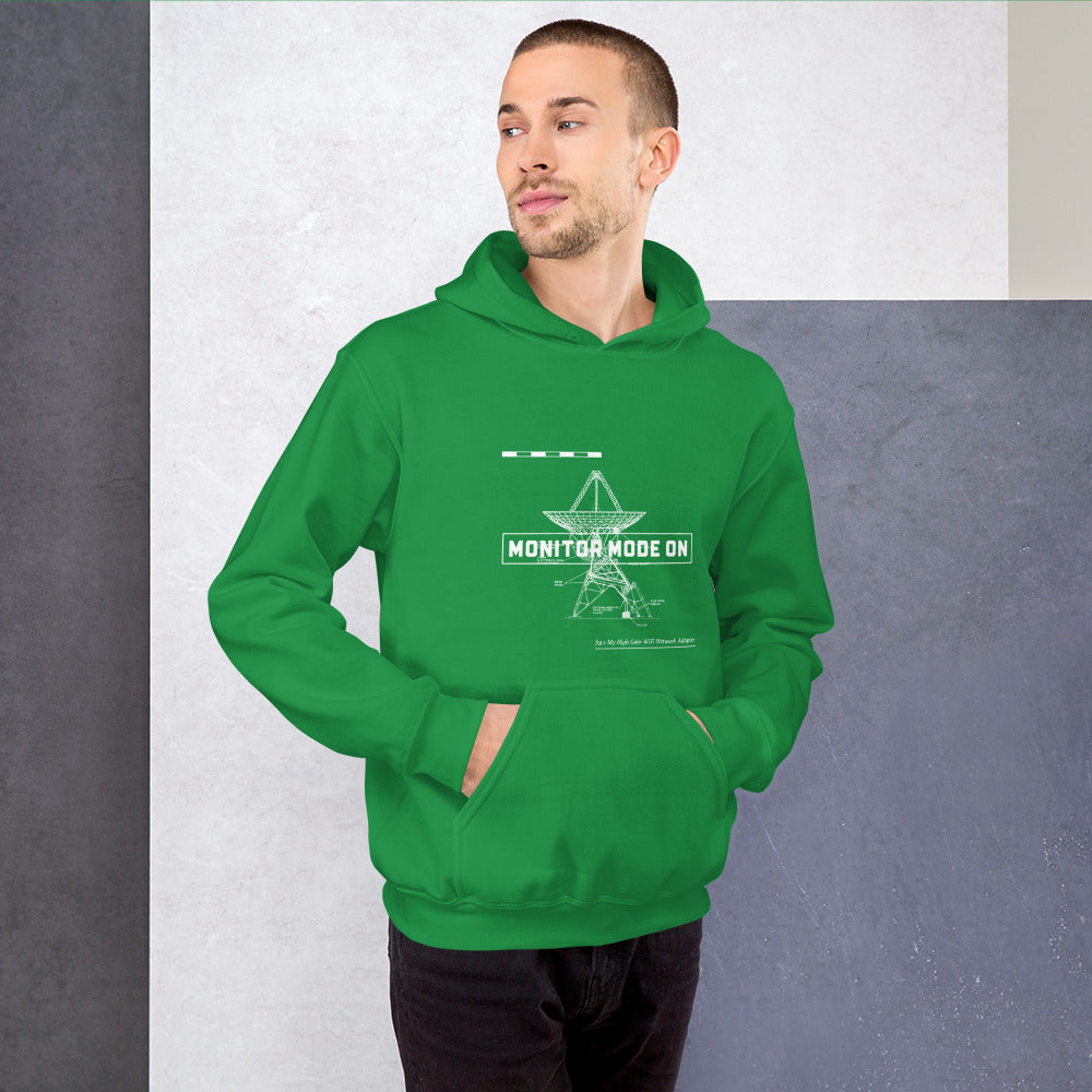 Monitor mode ON - Unisex Hoodie by DarkByteGear