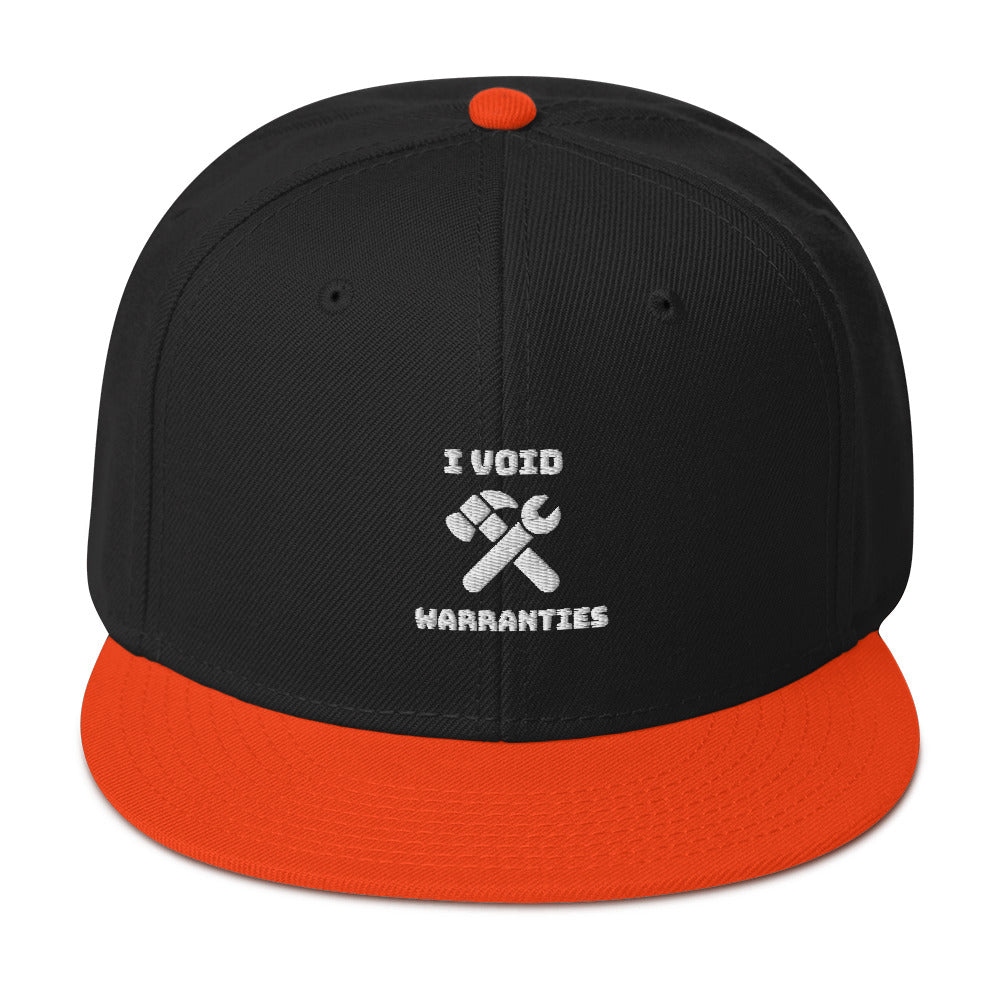 I void warranties - Snapback Hat by DarkByteGear