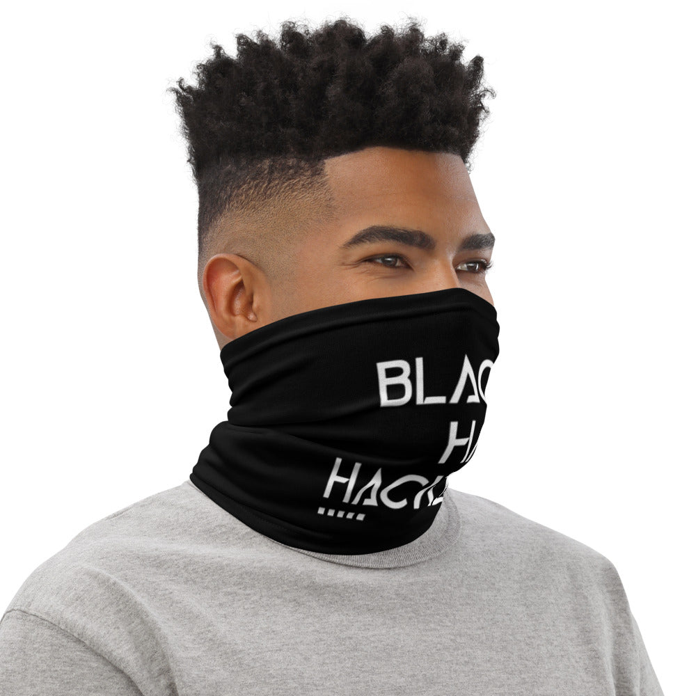Black Hat Hacker v1 - Neck Gaiter by DarkByteGear