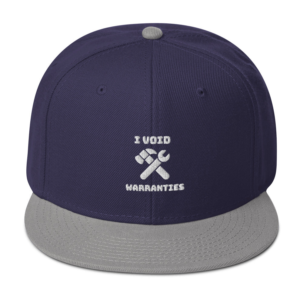 I void warranties - Snapback Hat by DarkByteGear