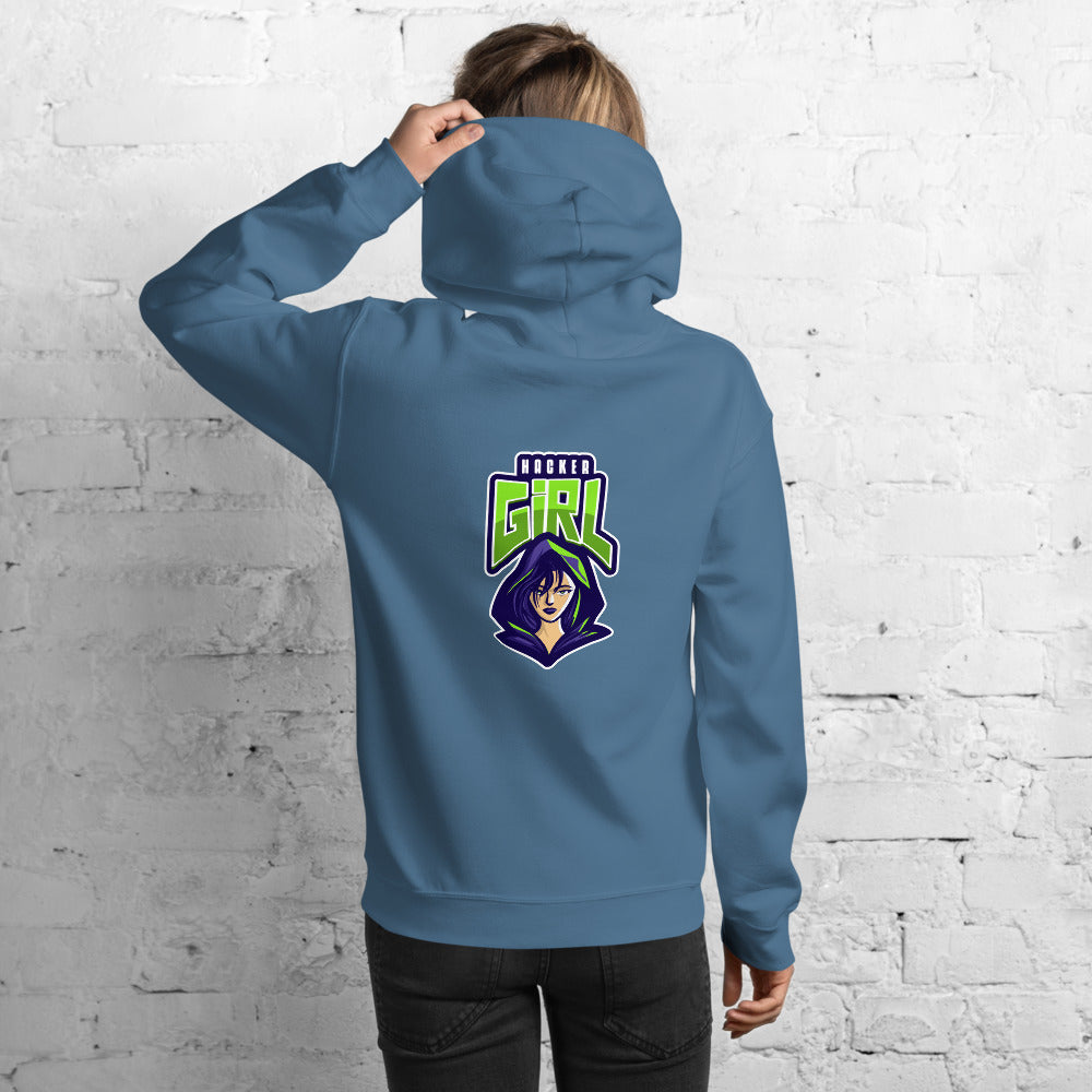 Hackergirl v.1 - Unisex Hoodie by DarkByteGear