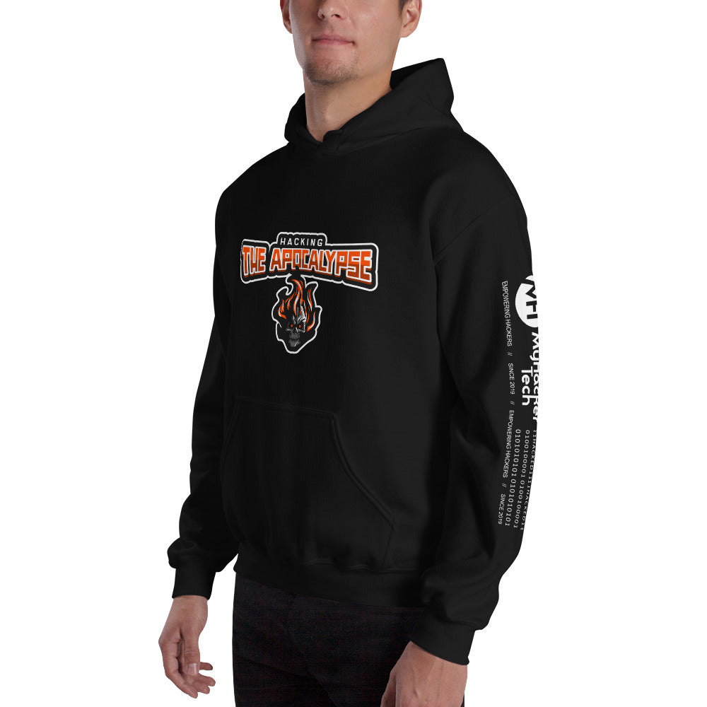 Hacking the apocalypse v1 - Unisex Hoodie (with all sides design) by DarkByteGear