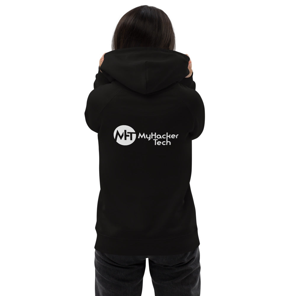 MyHackerTech Classic - Unisex pullover hoodie (with back design) by DarkByteGear