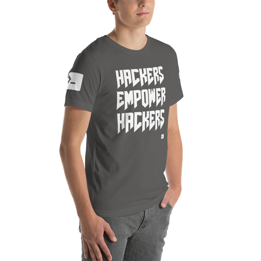 Hackers empower hackers - Short-Sleeve Unisex T-Shirt by DarkByteGear