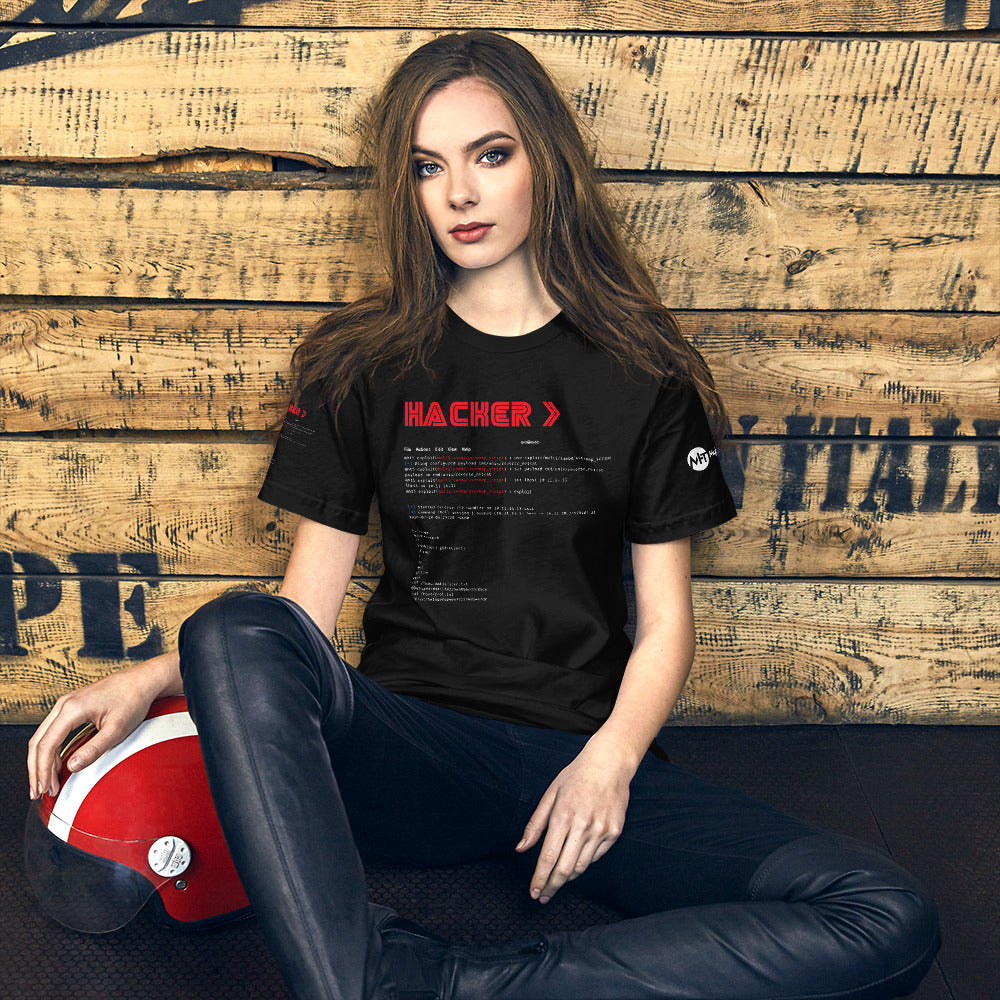 Hacker v3 - Short-Sleeve Unisex T-Shirt by DarkByteGear
