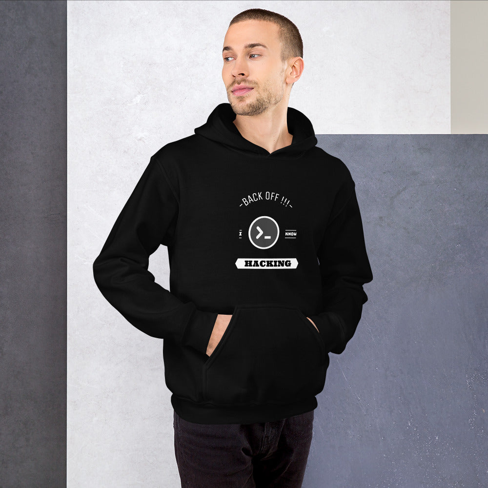 Back off I know hacking - Unisex Hoodie by DarkByteGear