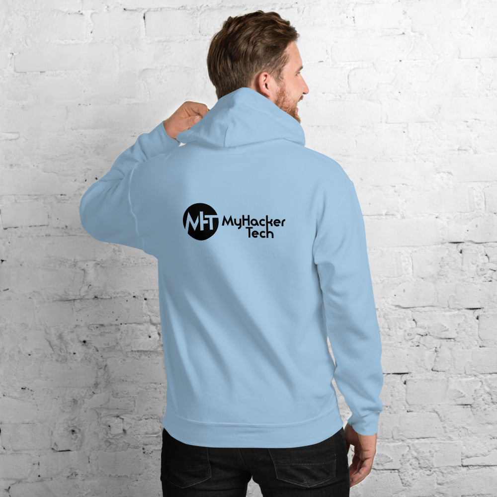 MyHackerTech Classic - Unisex Hoodie ( with back design) by DarkByteGear