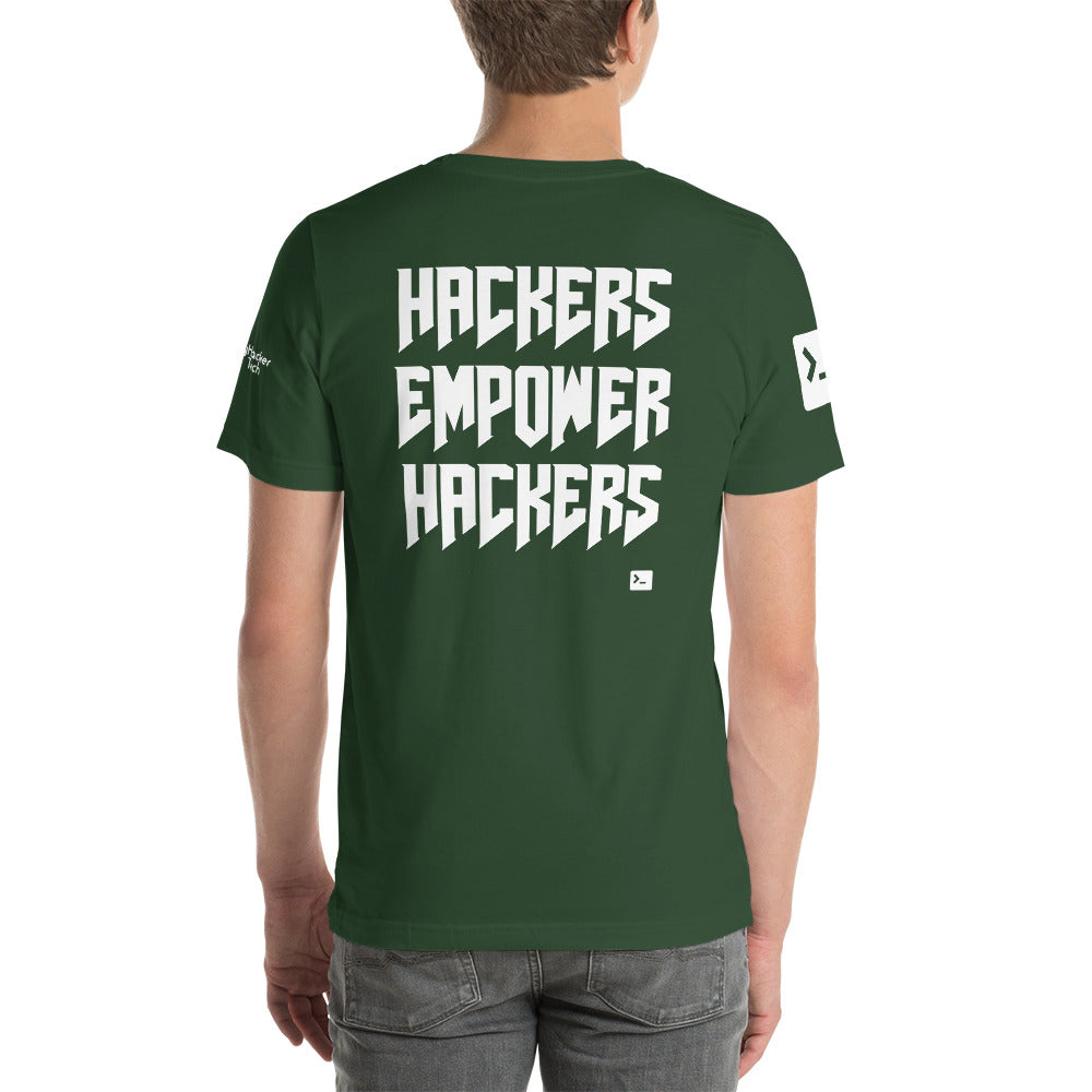 Hackers empower hackers - Short-Sleeve Unisex T-Shirt by DarkByteGear