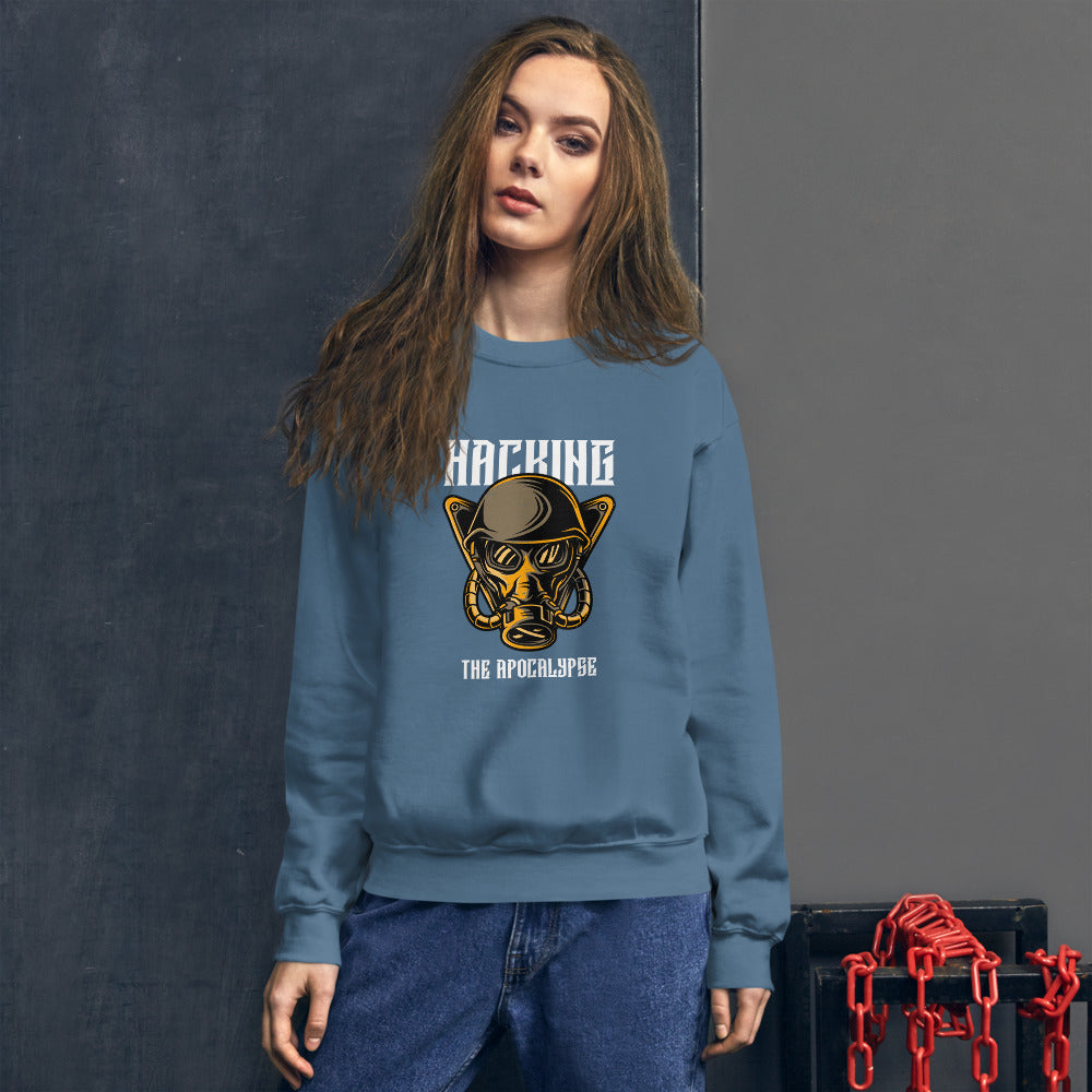 Hacking the Apocalypse - Unisex Sweatshirt by DarkByteGear