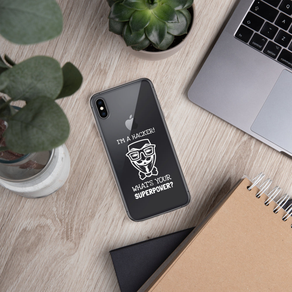 I'm a hacker! What's your superpower? - iPhone Case by DarkByteGear