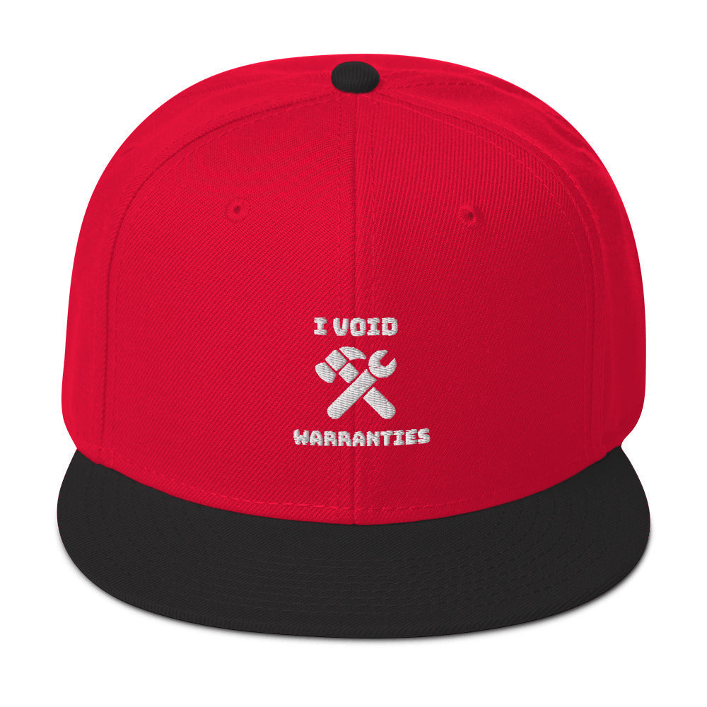 I void warranties - Snapback Hat by DarkByteGear