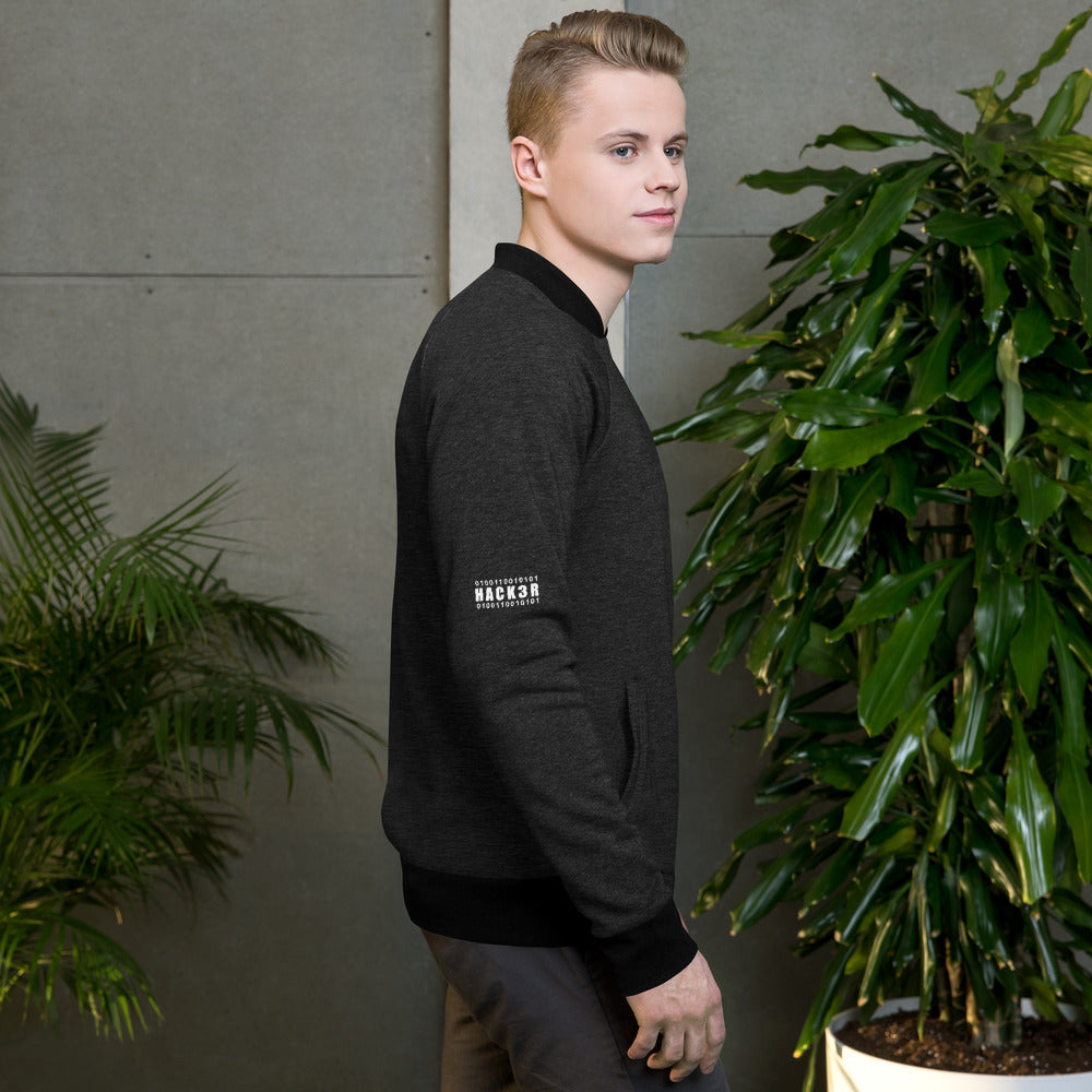 0100110010101 Hack3r - Bomber Jacket by DarkByteGear