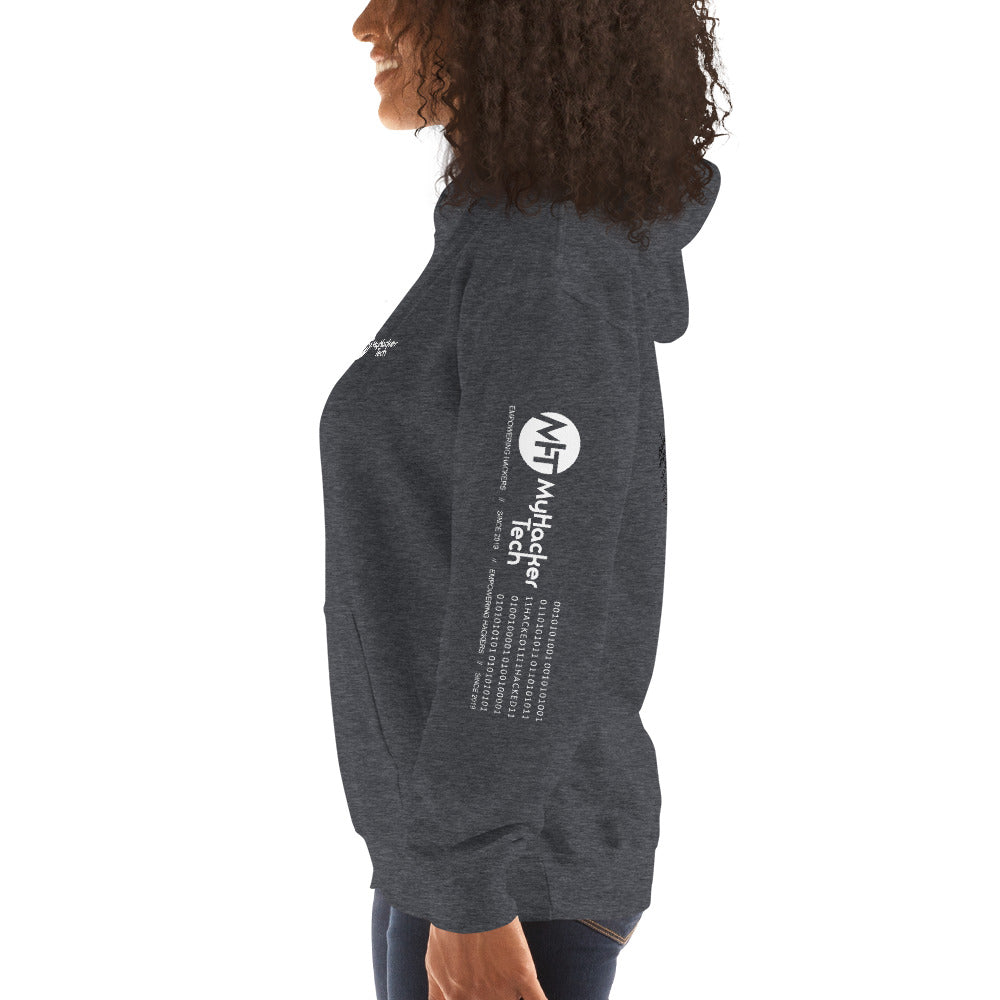 Hacking the apocalypse v1 - Unisex Hoodie (with all sides design) by DarkByteGear