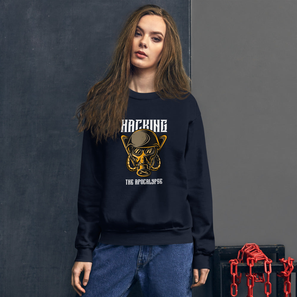 Hacking the Apocalypse - Unisex Sweatshirt by DarkByteGear