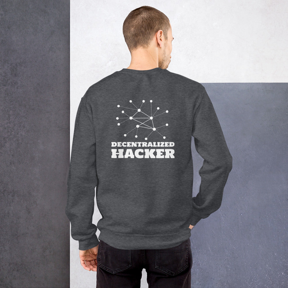Decentralized Hacker - Unisex Sweatshirt by DarkByteGear