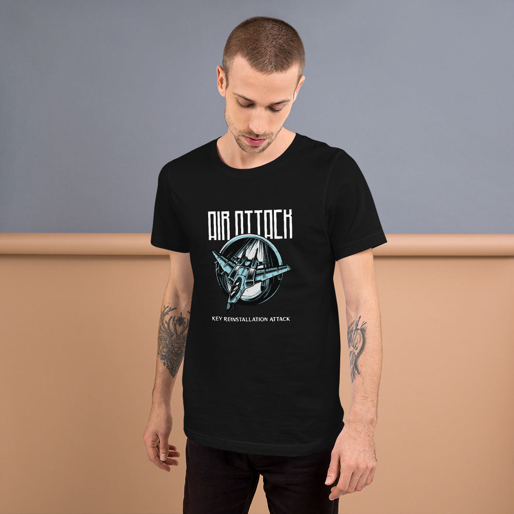 Key Reinstallation Attack - Short-Sleeve Unisex T-Shirt by DarkByteGear
