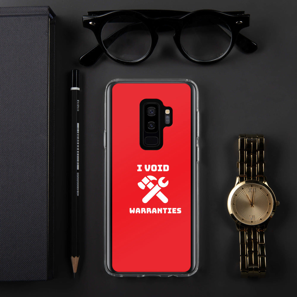 I void warranties - Samsung Case (red) by DarkByteGear