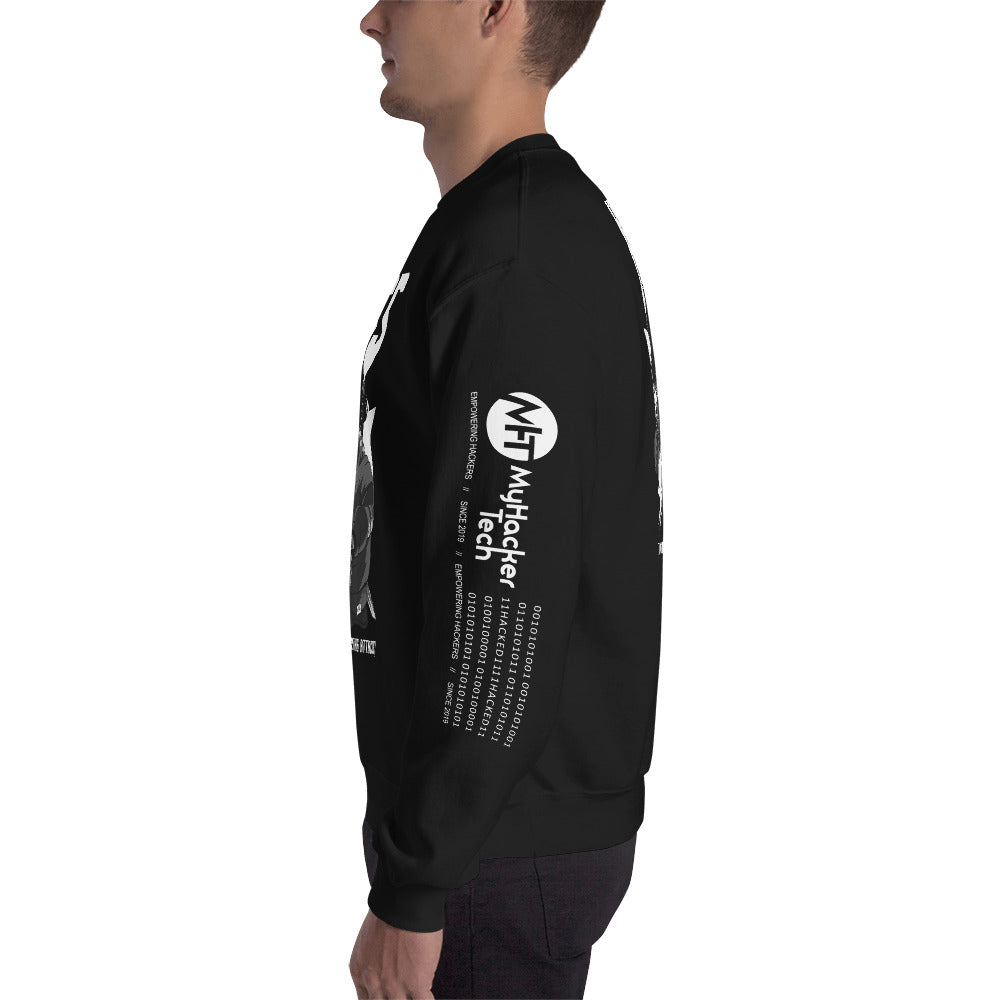 XSS cross-site scripting attack - Unisex Sweatshirt by DarkByteGear