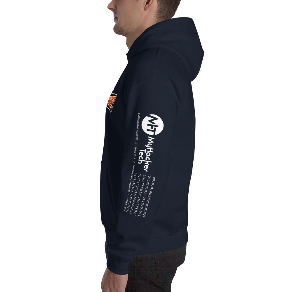 Hacking the apocalypse v1 - Unisex Hoodie (with all sides design) by DarkByteGear