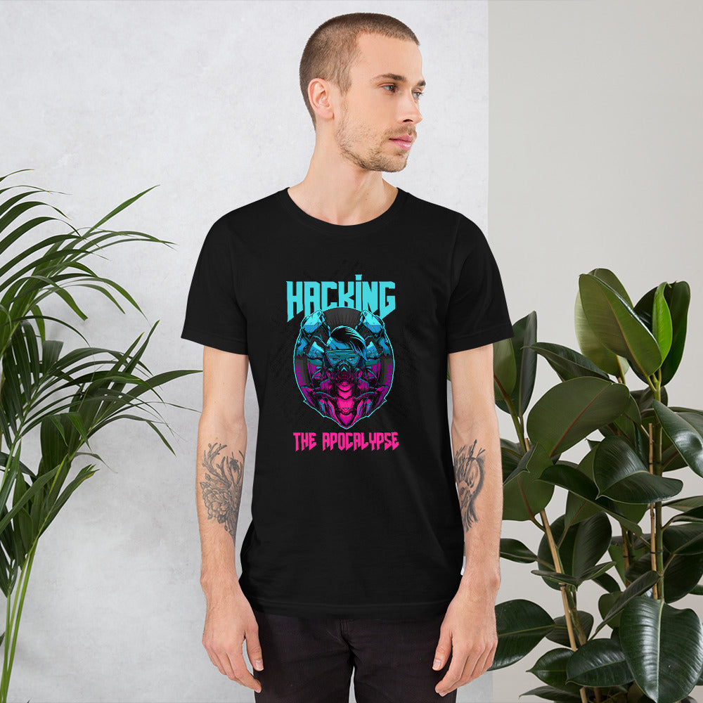 Hacking the apocalypse - Short-Sleeve Unisex T-Shirt by DarkByteGear