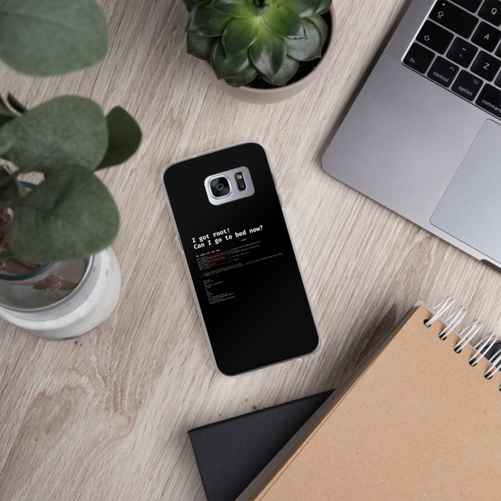 I got root! Can I go to bed now? - Samsung Case by DarkByteGear