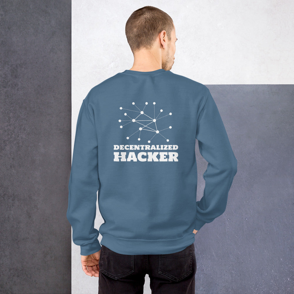 Decentralized Hacker - Unisex Sweatshirt by DarkByteGear
