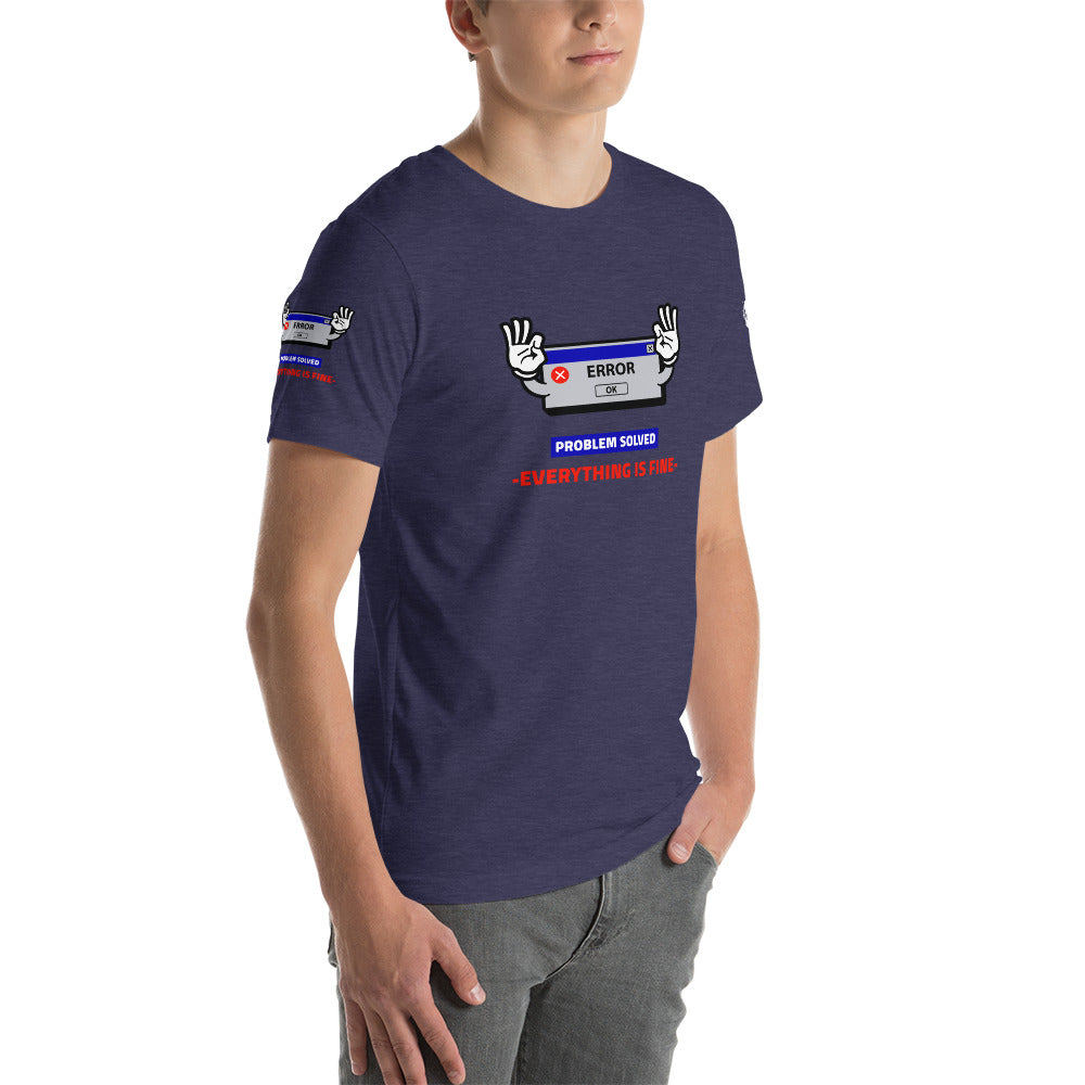 Problem solved - Short-Sleeve Unisex T-Shirt by DarkByteGear