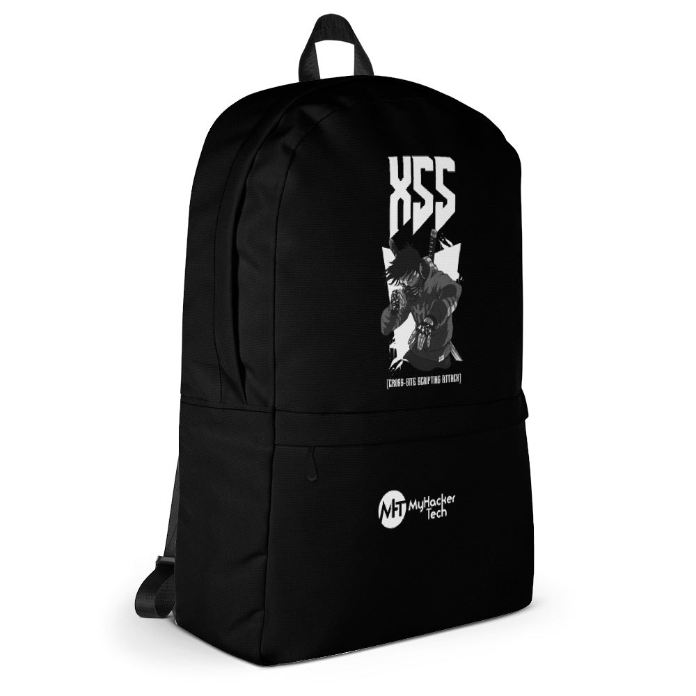 XSS cross-site scripting attack - Backpack by DarkByteGear