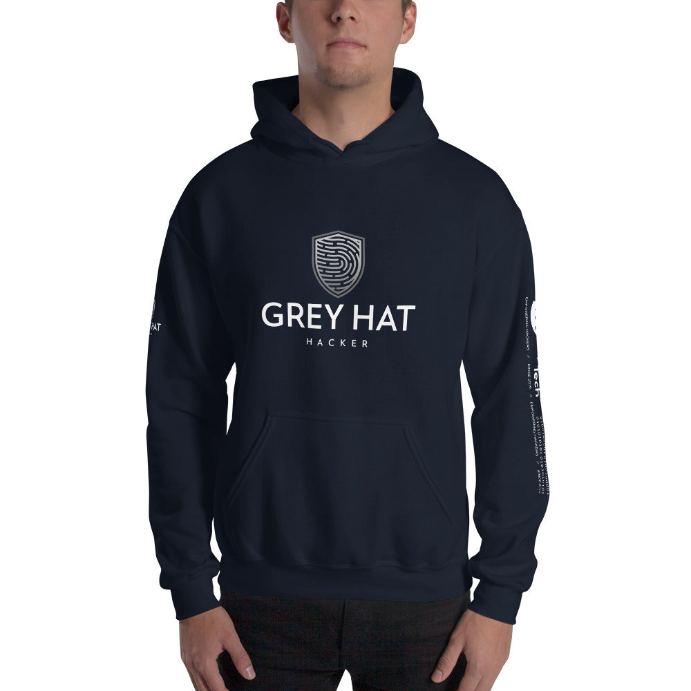 Grey Hat Hacker - Unisex Hoodie by DarkByteGear