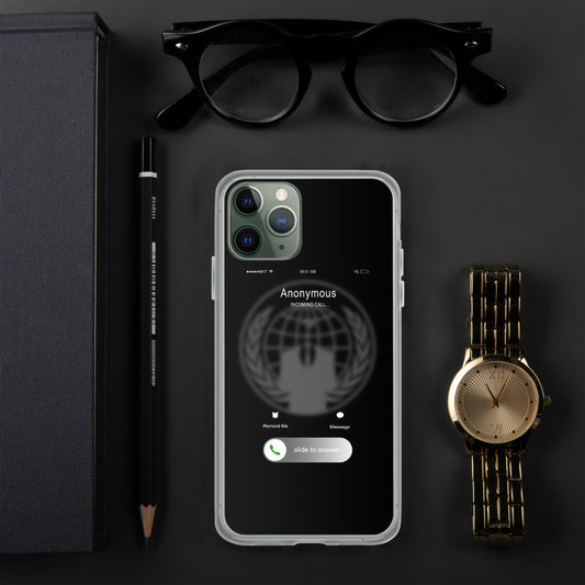 Anonymous incoming call - iPhone Case by DarkByteGear